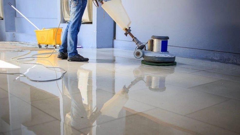 Sahand cleaning services, providing floor, stone, and facade cleaning services in Tabriz