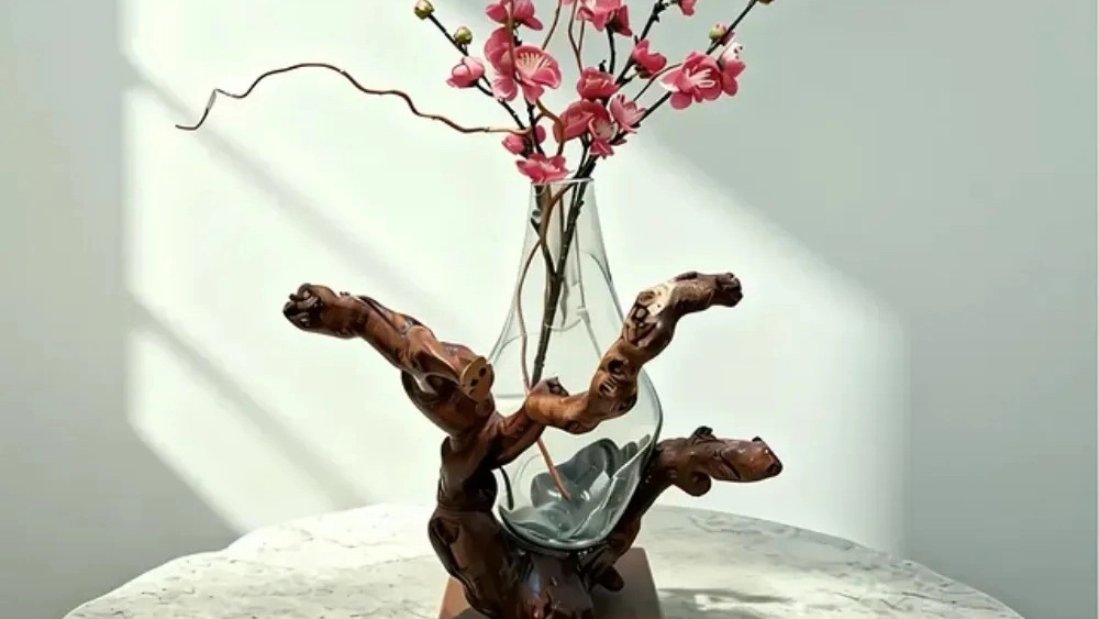 Decomim, selling all kinds of stone glass vases and home accessories in Mashhad