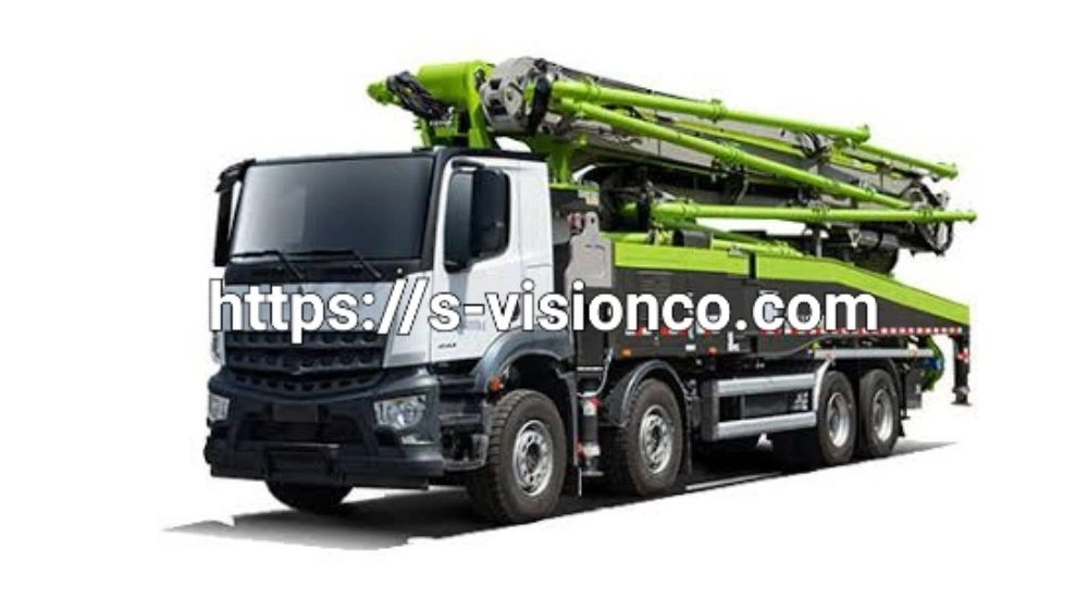 Production of 49-meter zoom line mast concrete pump in Tehran, the best choice for construction projects