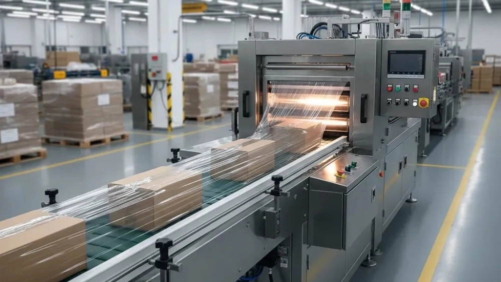 Installation and operation of Shrink Pack machine in Mashhad