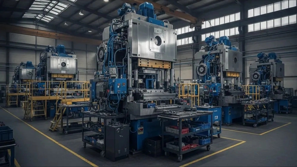 Repairing and renovating used presses at high speed and guaranteeing quality in the industry