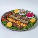 Adana Kebab, served with minced chicken challah and Zershak Plou in Rasht Gilan