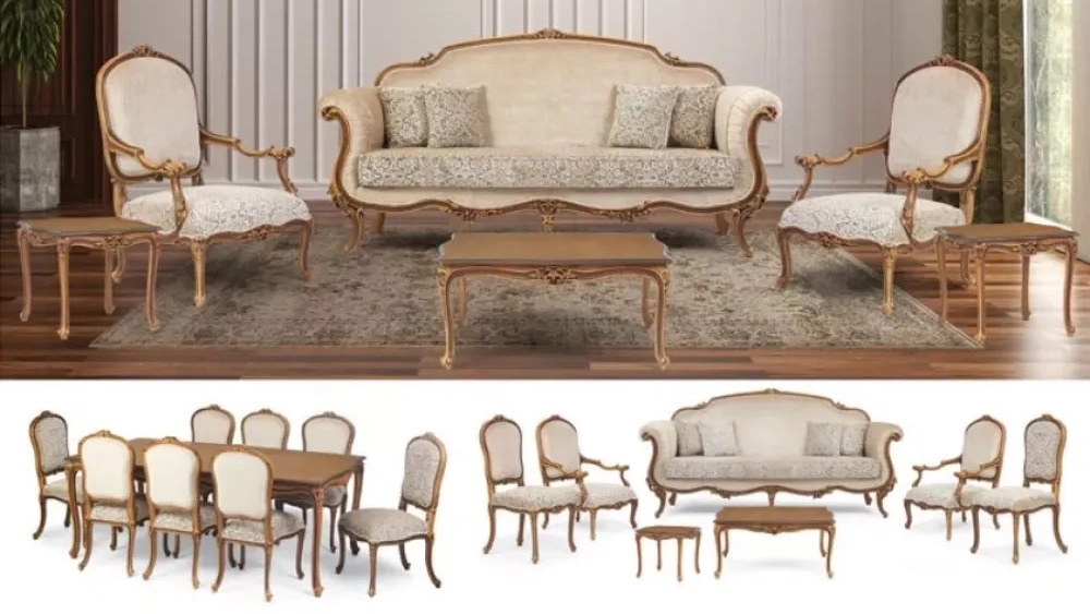 Unity furniture, production and sale of classic French sofa in Tehran