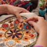 Hayeh'in el sanatları, Kerman'da pate ve deri dikimi