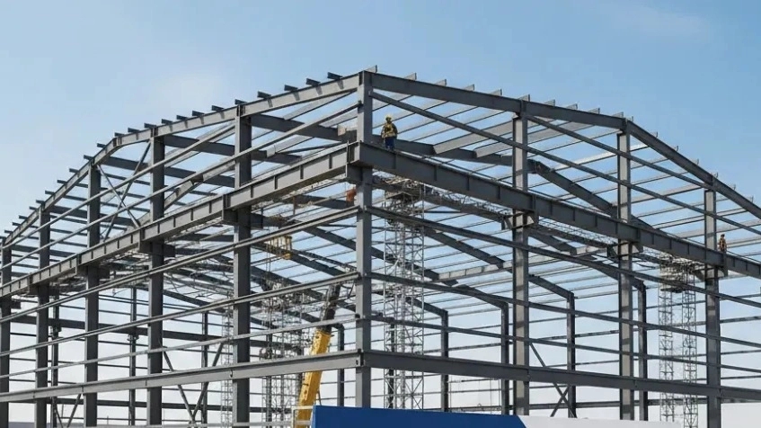 Industrial shed construction and workshop in Arak