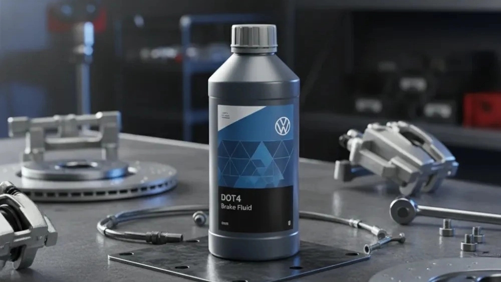 Why is Volkswagen's DOT4 brake oil the best option for Iranian cars?