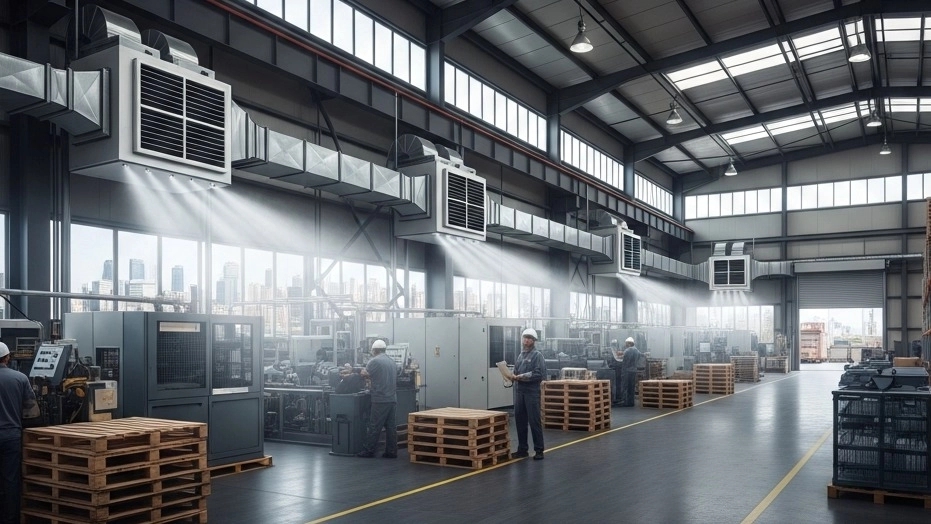 Investigating the use of industrial cooler sales in production halls and warehouses in Tehran