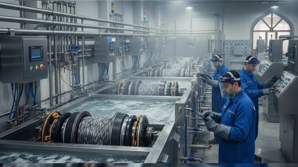 The standards of manufacturing and selling the revolving barrel and its importance in the process of industrial plating in Tehran