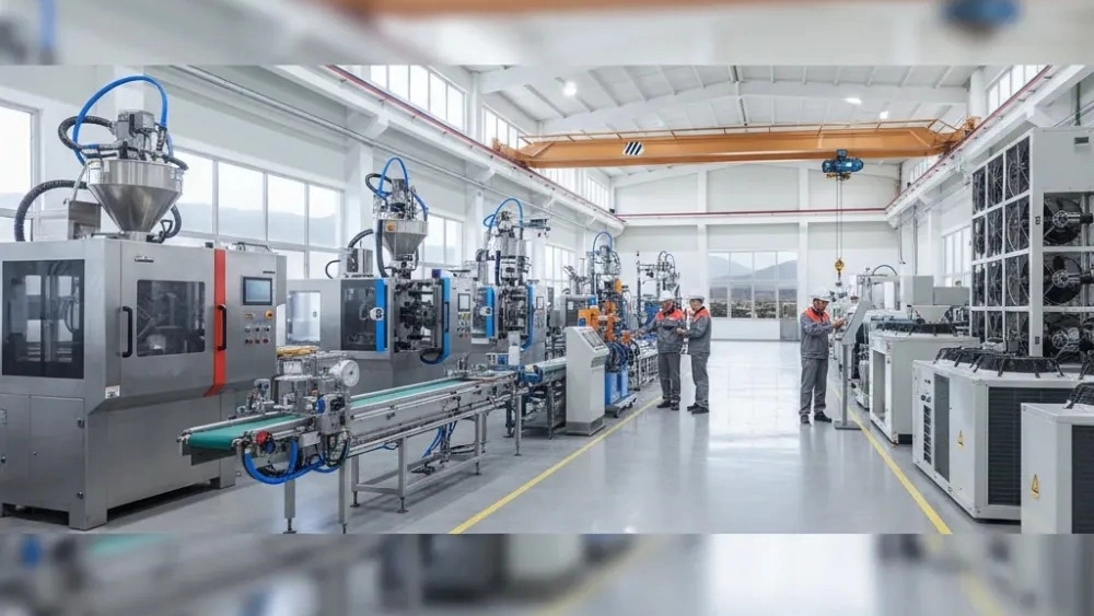 Specialized sales of plastic industrial devices and large and small chillers in Iran