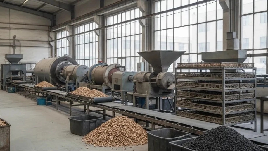 Necessary devices for pistachio carbon coal in Tehran