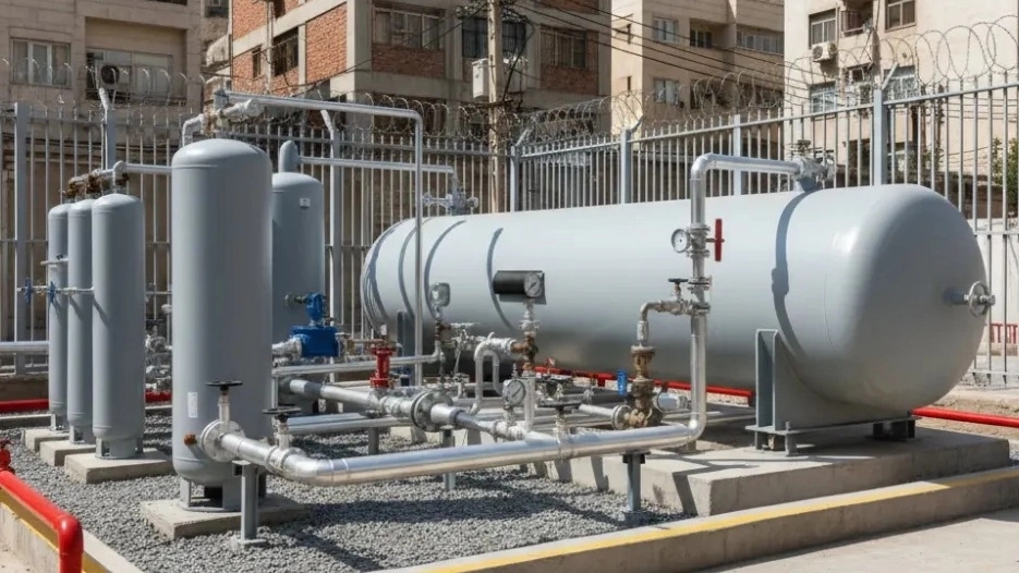 The importance of basic installation of liquefied gas storage devices in Tehran