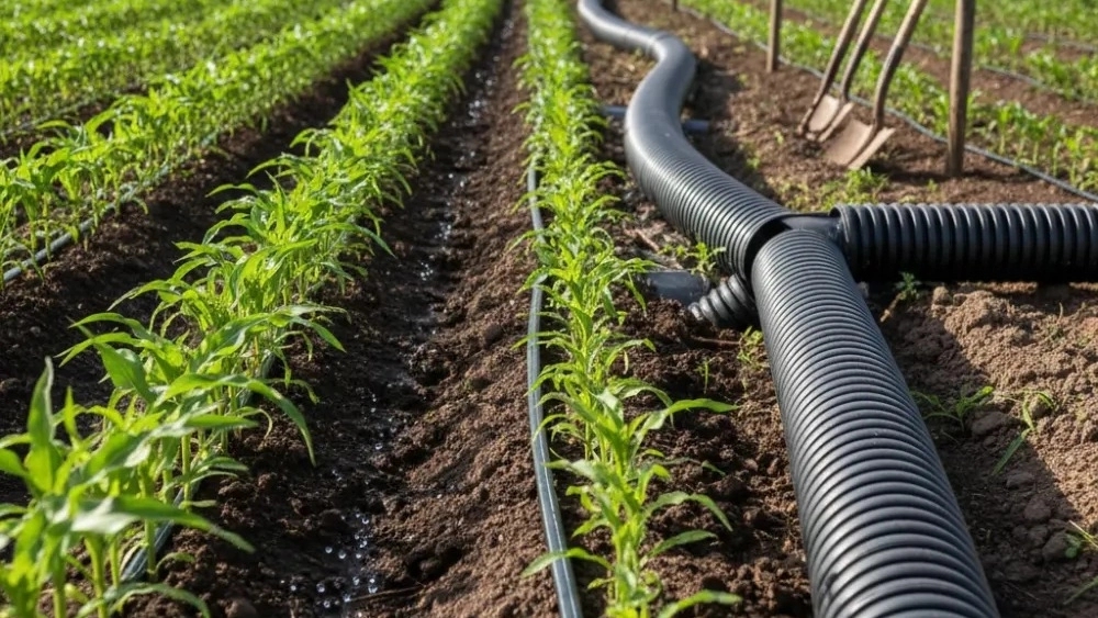 Drip irrigation tape and Karogate pipes with guaranteed quality in Mashhad