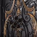 Renjbar Wrought Iron Manufacturing Group, manufacturing and painting wrought iron doors and guards in Shiraz