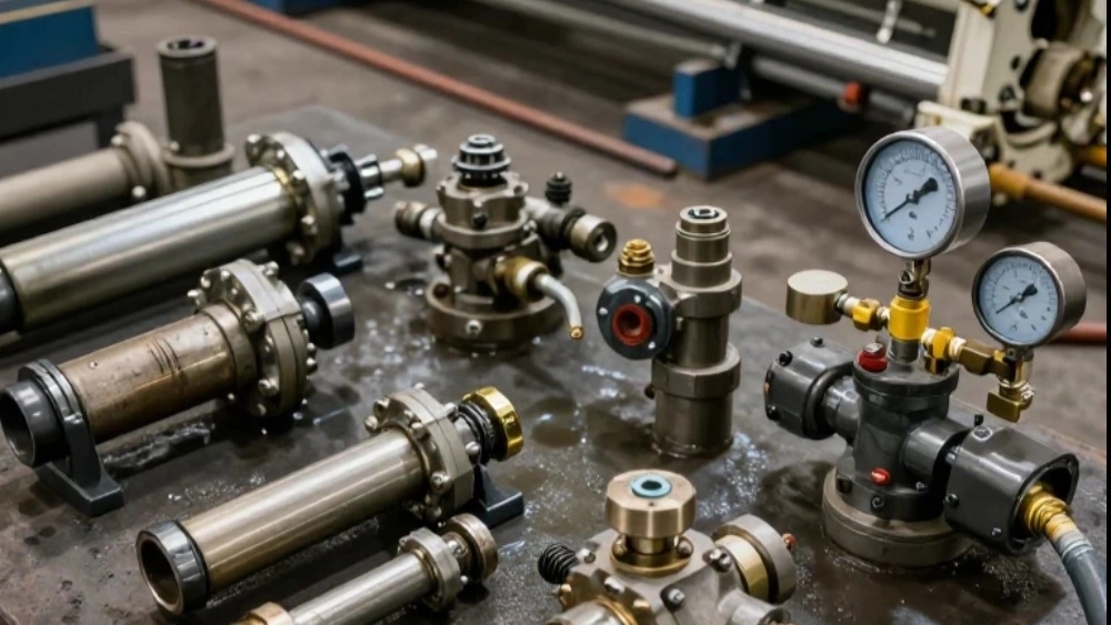 Selling and manufacturing all kinds of concrete pump hydraulic parts in Tehran