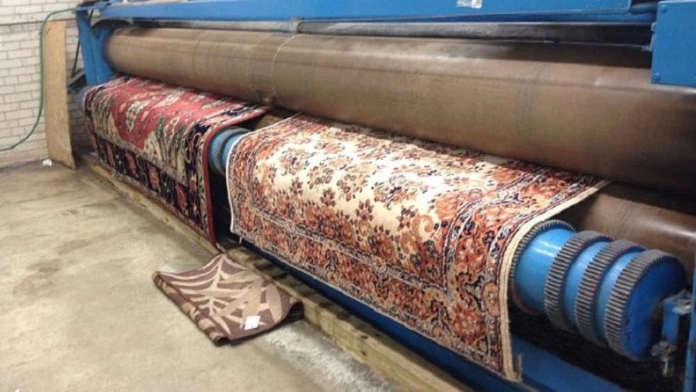 Negin Asl carpet cleaning factory, specialized carpet cleaning in Sari