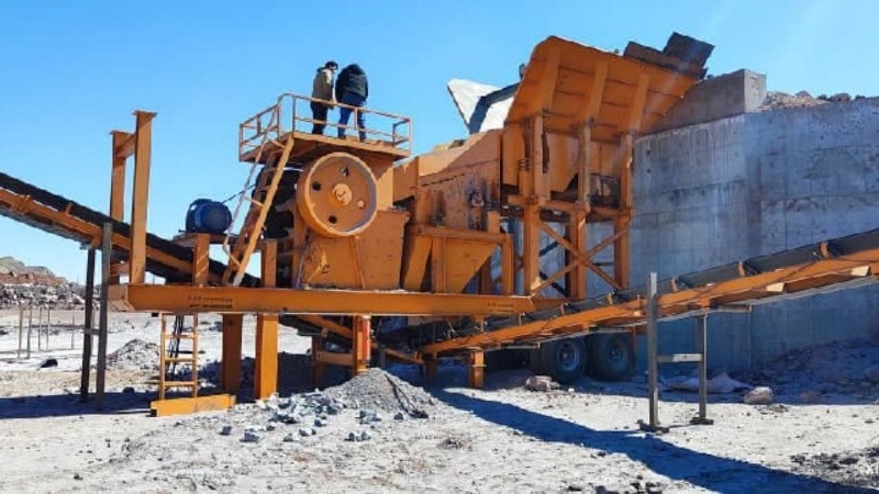 Purchase of conveyors in stone crusher lines