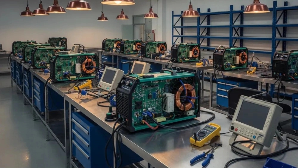 The largest specialized repair center for inverter welding machine in Ahvaz