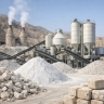 Salimi lime and stone powder, production of traditional cloddy lime and building stone powder in Qom