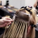 Sahar Extension, natural hair extension installation service in Rasht