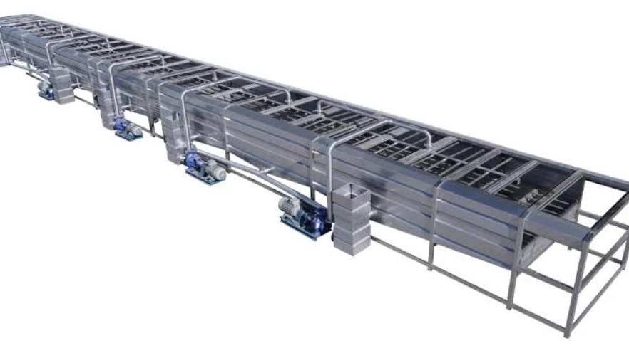Pasteurization tunnel for food industry factories in Shiraz with Adan Sanat company