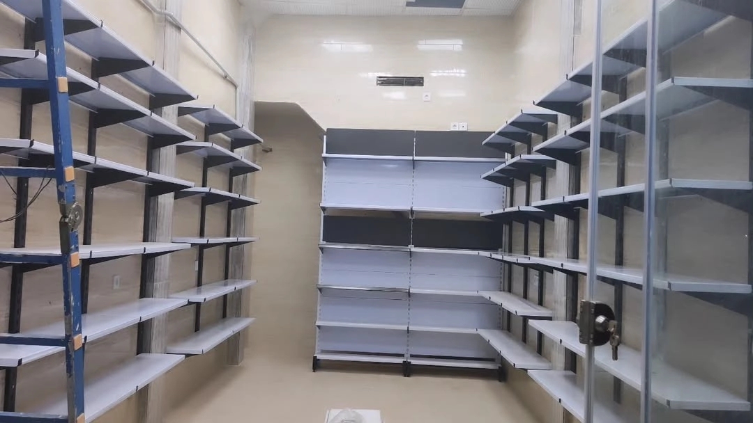 Manufactured by Mr. Lafaq, production of Regal Rock shelf bar code reader shop equipment in Surrey