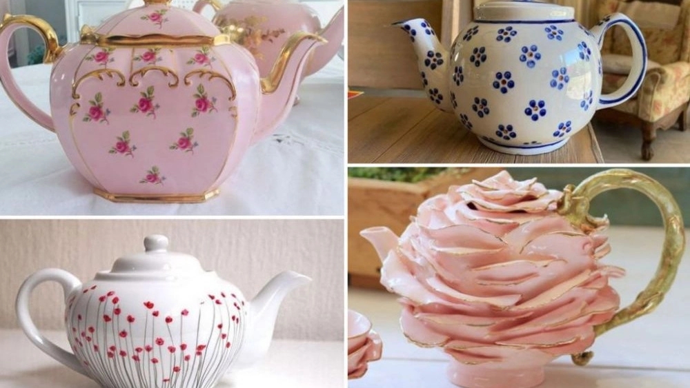 Qorchin store, selling all kinds of crystal glass teapots and mugs in Durood, Lorestan