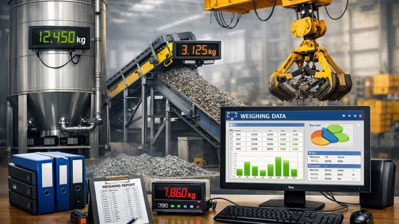 Weighing Industries: Designing, installing and operating industrial weighing systems (tanks, conveyor belts, cranes, loaders and forklifts)