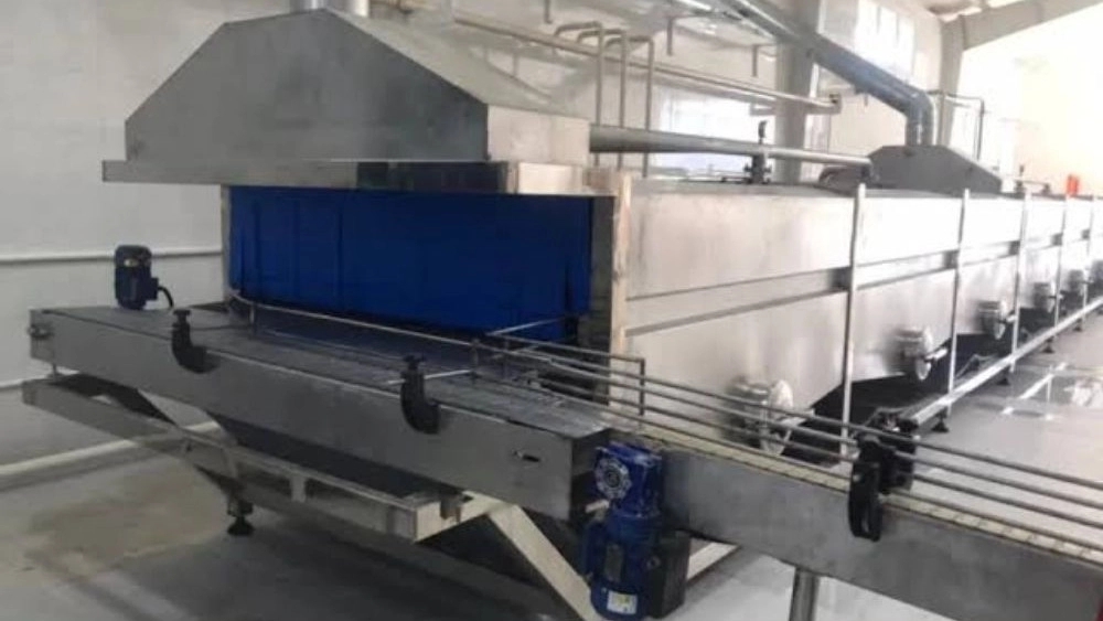 Adan Sanat Co.'s Shaurijat pasteurization tunnel in Shiraz