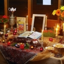 Masoumi store, sale of Haftsin mirror work and pearl weaving accessories in Shiraz