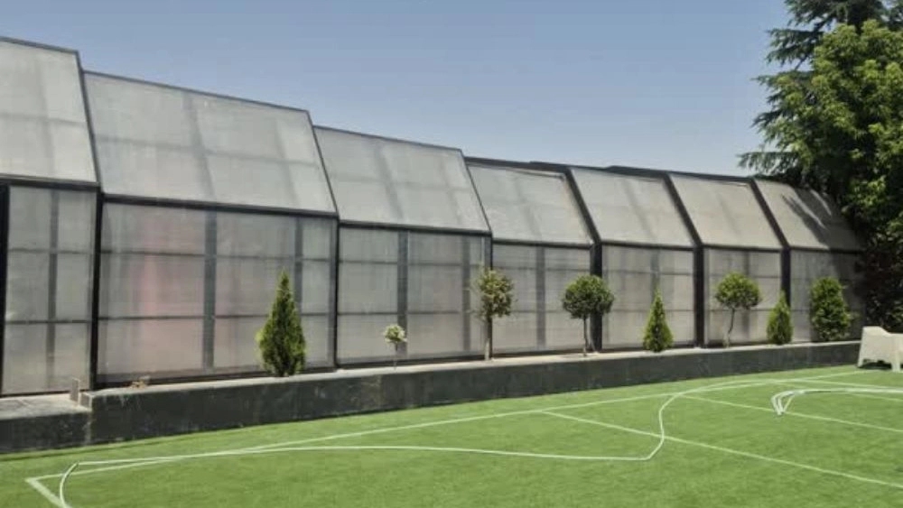 Pars Gostar Iran Zemin Company, installation of movable and fixed roof covering in Karaj