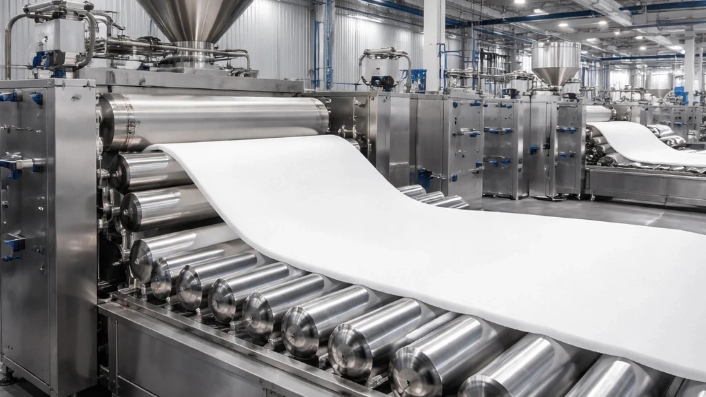 Sale and manufacture of polyethylene foam production machine, Novin Moinani Polytechnic