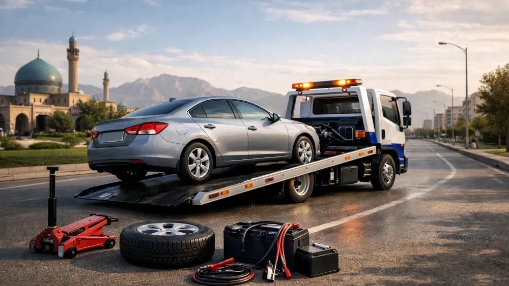 Iranian towing, car transport and mobile mechanics in Shahin Shahr, Isfahan
