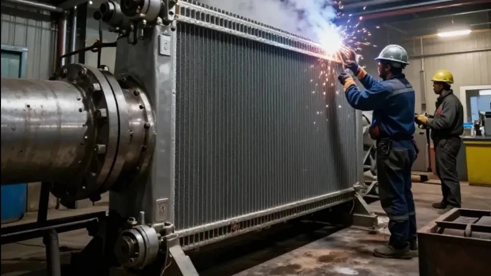 Manufacturer of industrial radiators for power plants and mines in Tehran