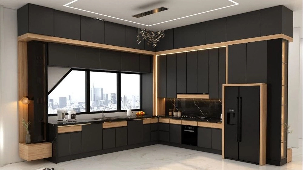 Stone interior decoration, design and implementation of kitchen cabinets and interior design in Jajrud