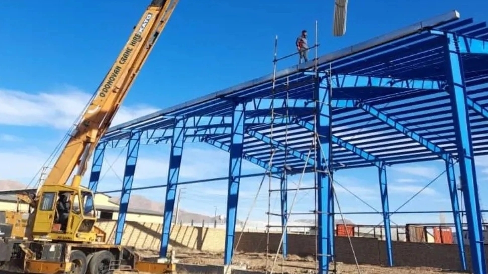 Implementation of gable roof in Abhar