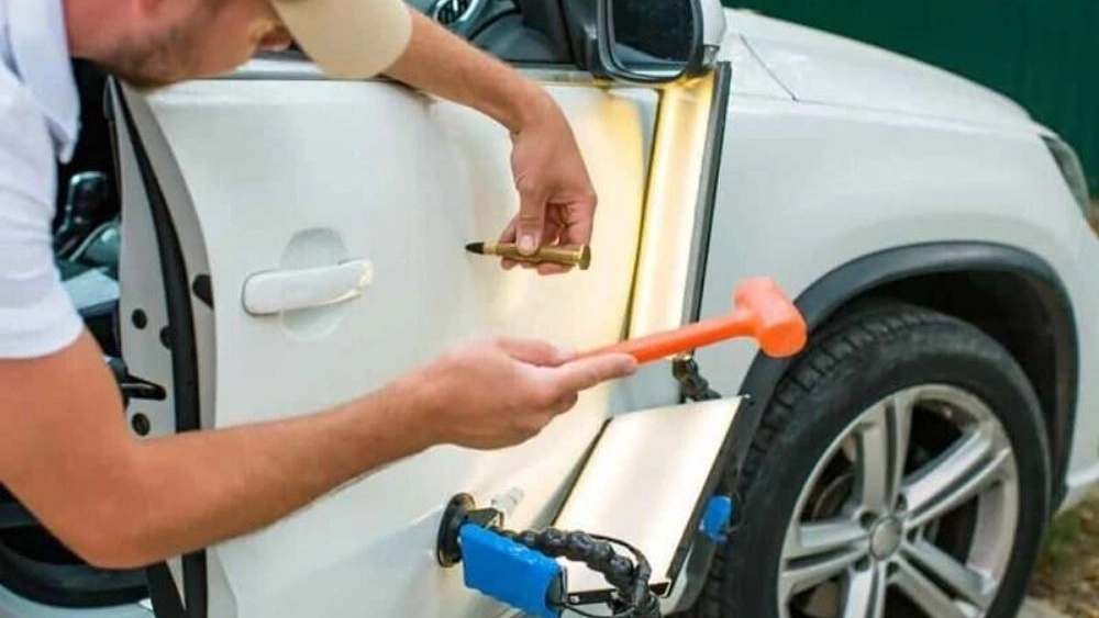 Amirreza repair shop, car polishing and painting services in Rasht