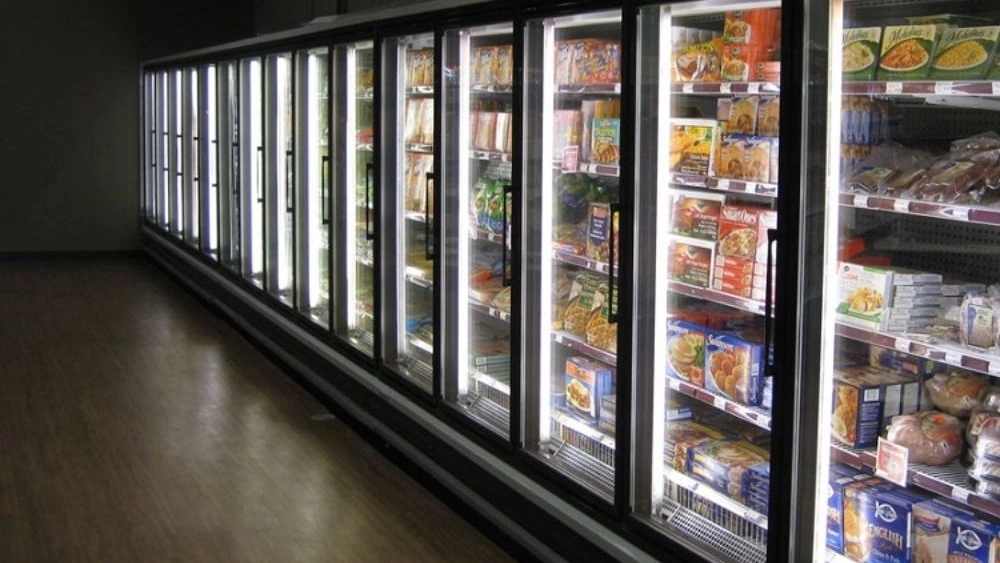 Electro Jahan store equipment, production and sales of standing fridge freezers and showcases in Mashhad