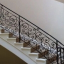 Roseland production, installation of stair railings and wall protection in Isfahan