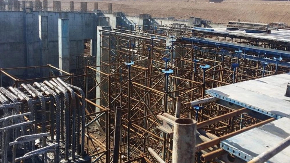 Ziggurat Sazeh Ji Company, implementation of the foundation of industrial shed and civil engineering in Isfahan