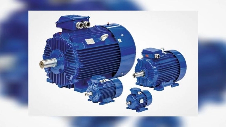 Cheap purchase of three-phase electric motor for machine building
