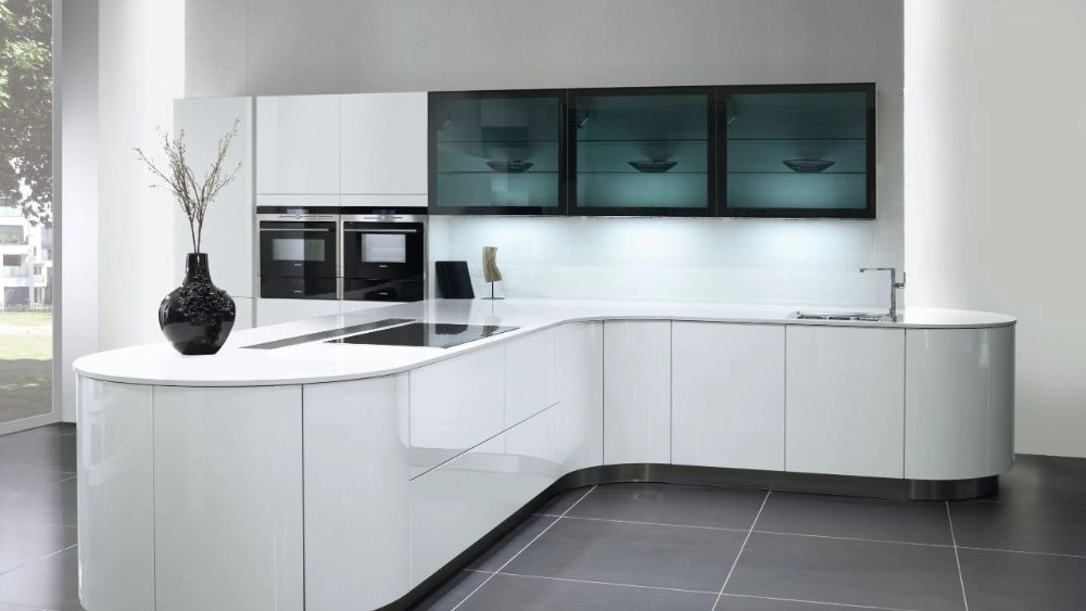Hosseini interior decoration, installation of MDF and high glass cabinets in Rasht