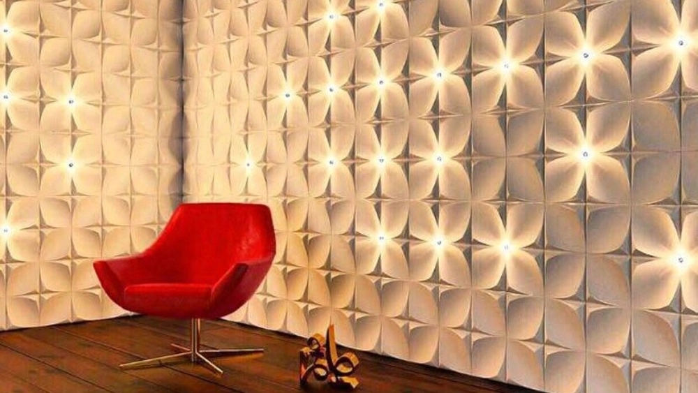 Manufactured by Wall Tech, selling installation of 3D wall covering panels in Isfahan