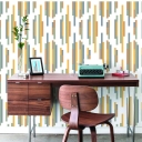 Colorful interior decoration, implementation of wallpaper and 3D posters in Arak