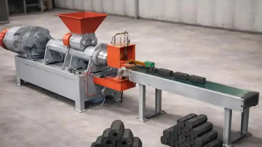 Niro Gostar Tida Company, production of compressed coal machines in Ardabil