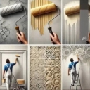 Painting of the Mohammadi building, painting the building in Garmsar