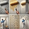 Painting of the Mohammadi building, painting the building in Garmsar