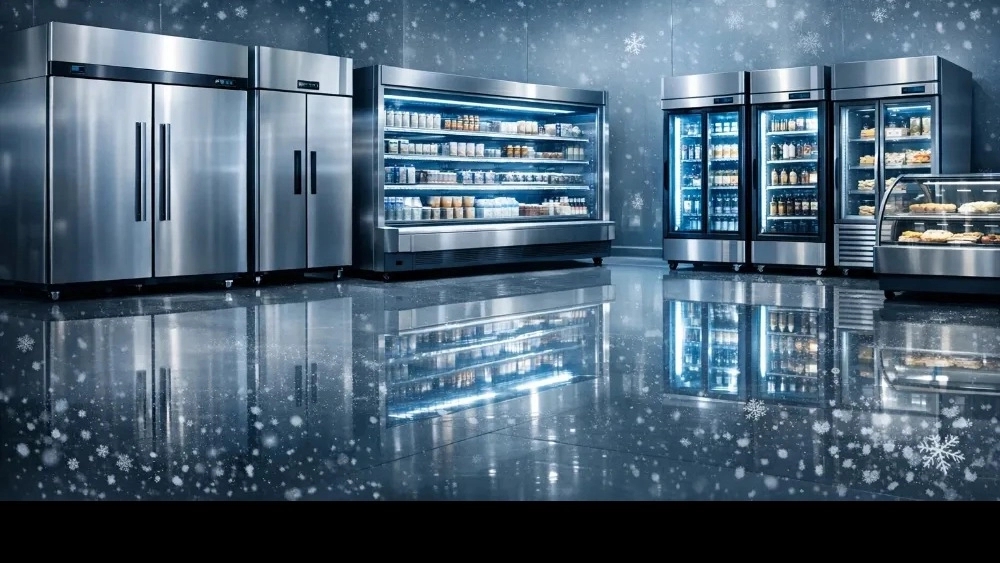 Milk refrigerator store, sales and distribution of all kinds of industrial refrigerators in Hamedan