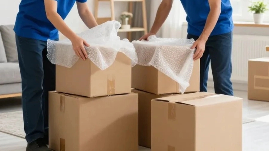 Packing household items is the most important step in professional moving