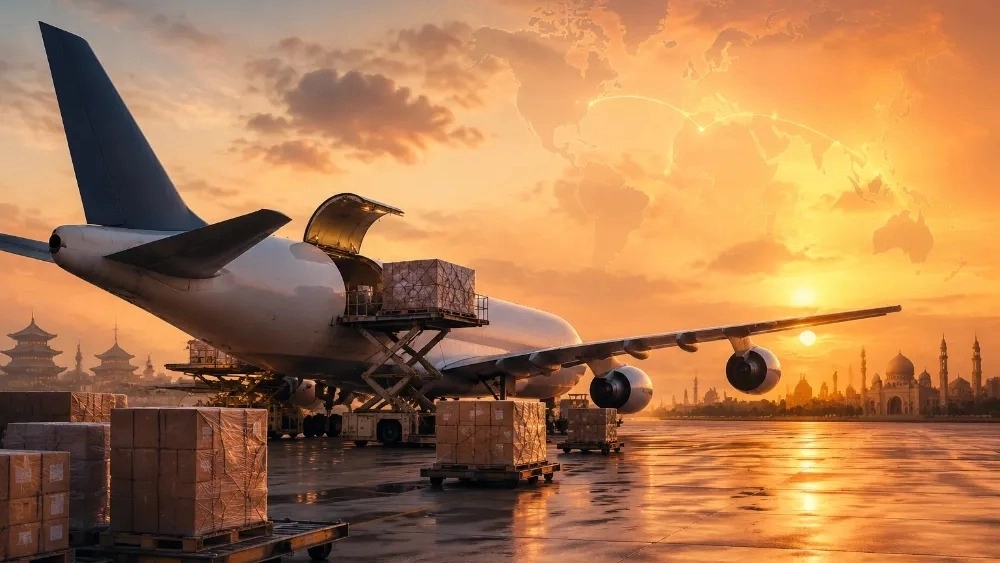 The cost of air freight from China to Iran