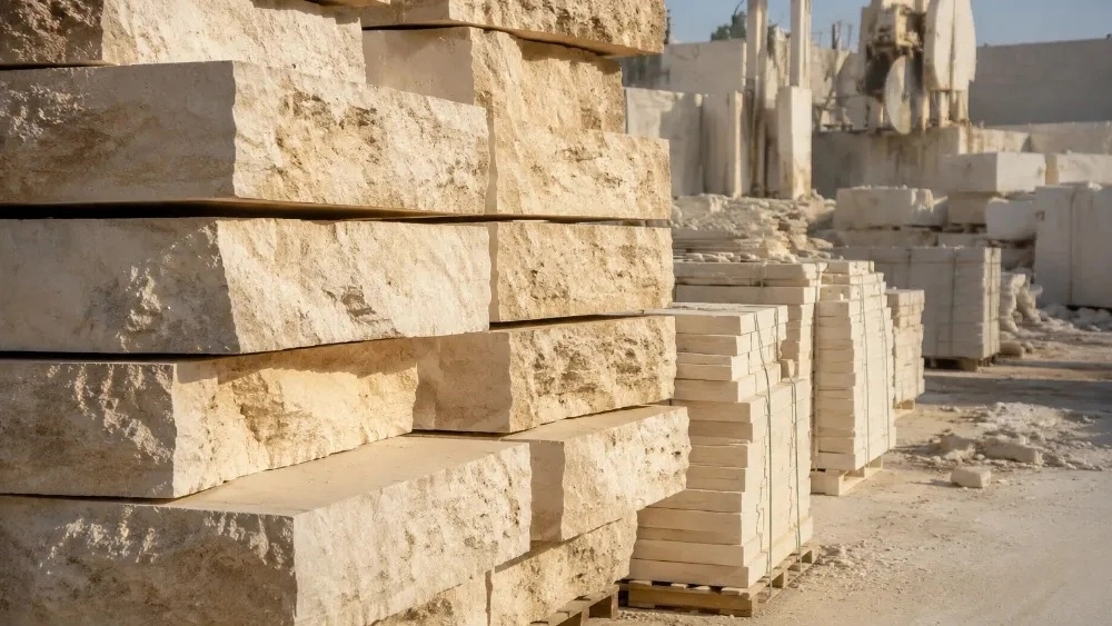 Production and export of guillotine stone in Isfahan
